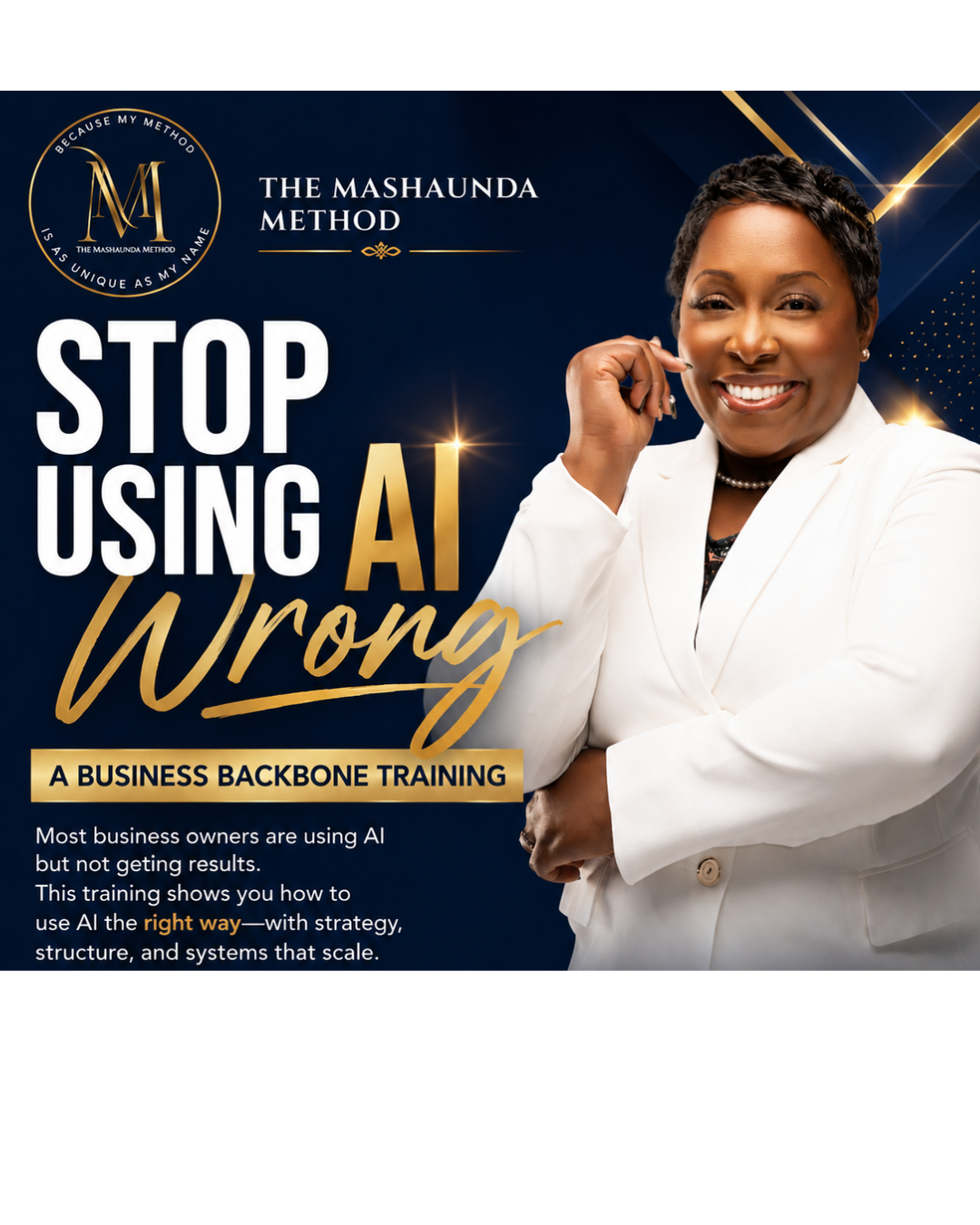 Stop Using AI Wrong: A Business Backbone Training