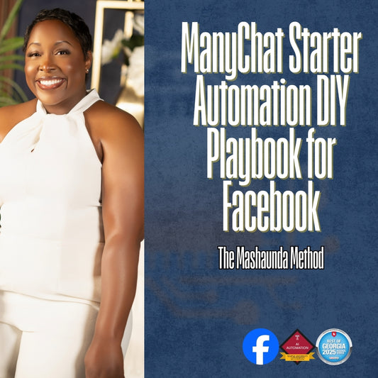 ManyChat Starter Automation DIY Playbook for Facebook