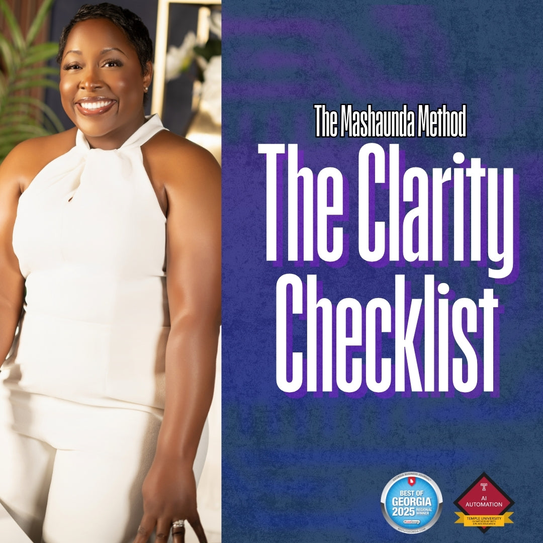 The Clarity Checklist
