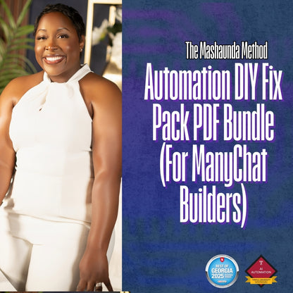 Automation DIY Fix Pack PDF Bundle (For ManyChat Builders)