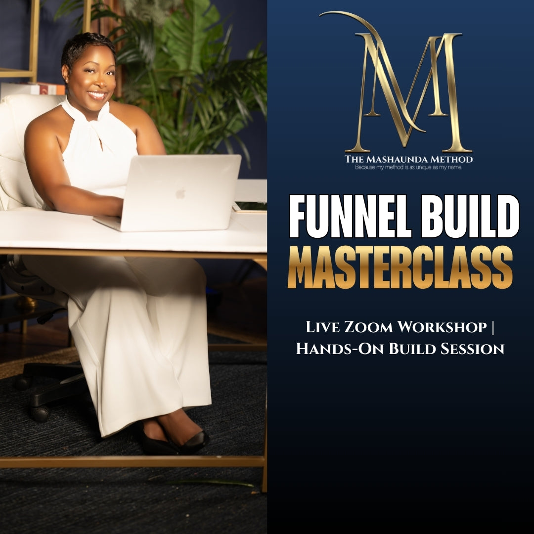 Funnel Build Masterclass: Build Your Sales Funnel Live